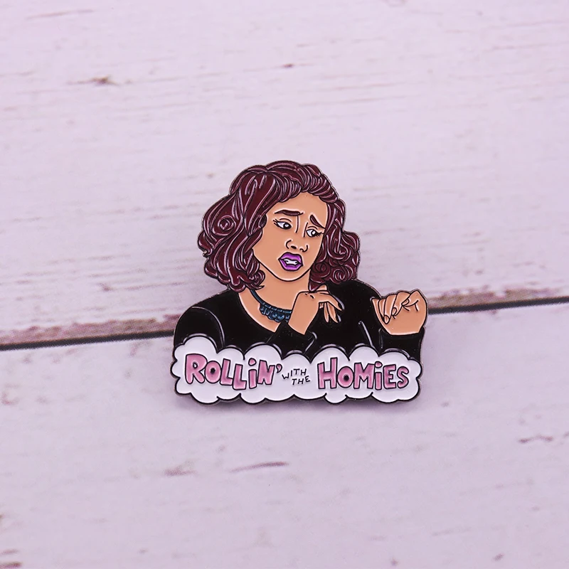 Таи бесclueless роллин с Homies эмалированный штифт|Броши| |