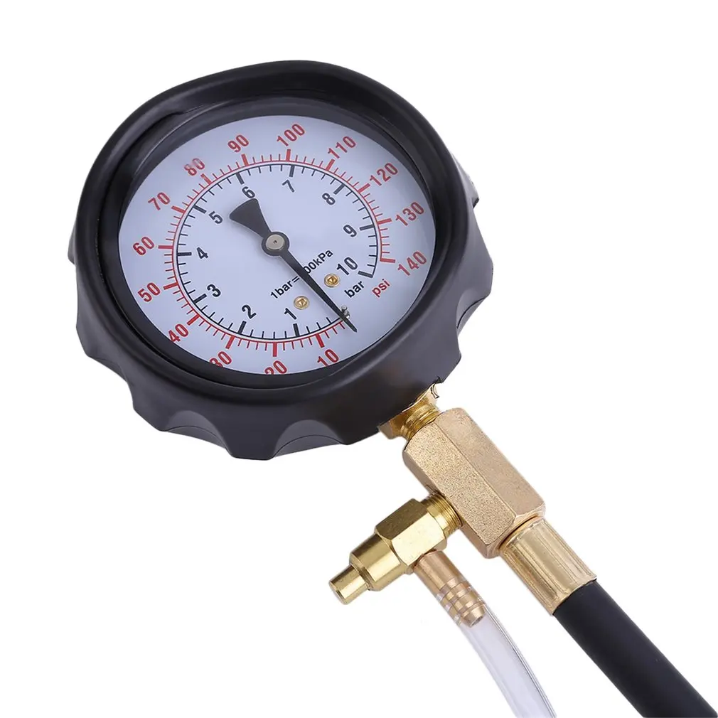 Новинка 0-140 фунтов/кв. дюйм топливный насос инжектор тестер Манометр бензиновый