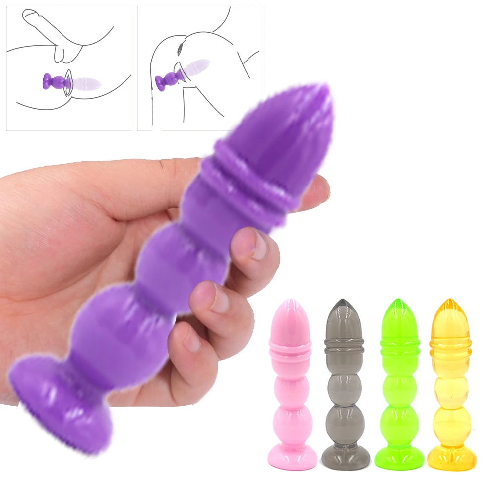 Мягкие анальные шарики массаж простаты Анальная пробка секс-игрушки женский