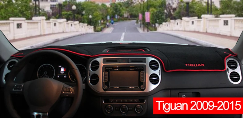 Для Volkswagen VW Tiguan 2009- приборной панели автомобиля крышка затенение коврик козырек от солнца коврик ковер аксессуары для интерьера
