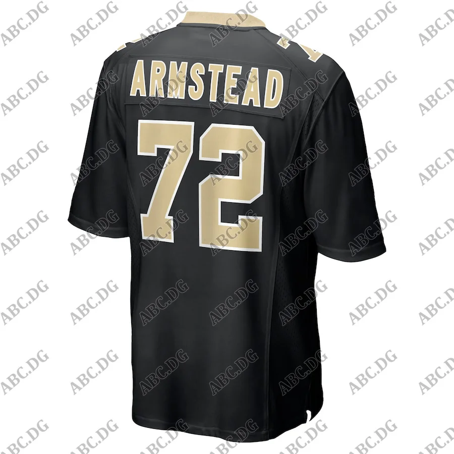 

Men Women Kid Youth New Orleans Terron Armstead Black Game Jersey