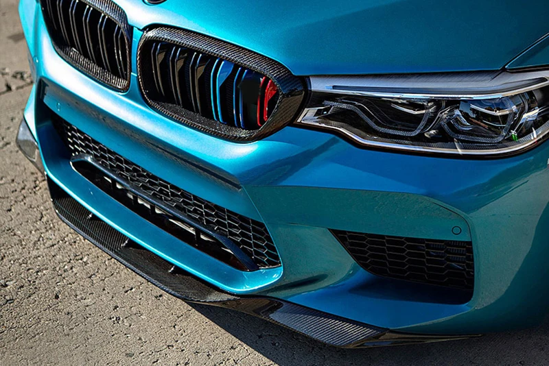 Подходит для bmw Новинка 5 серии M5 F90 3D MP RKP V стиль углеродное волокно передний