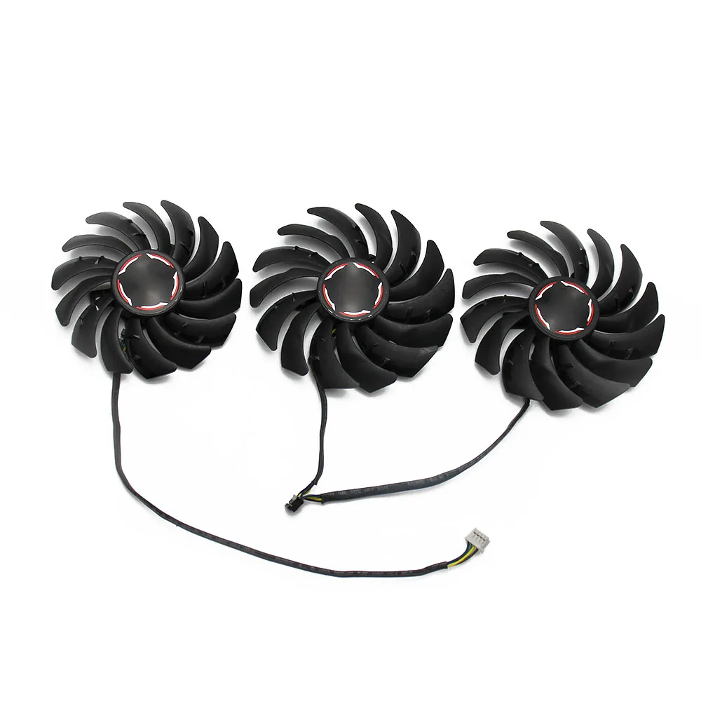 Оригинальный вентилятор PLD10010B12HH RTX2080 Ti для MSI GeForce RTX 2080 2070 SUPER 8 Гб GAMING X TRIO PLD09210B12HH