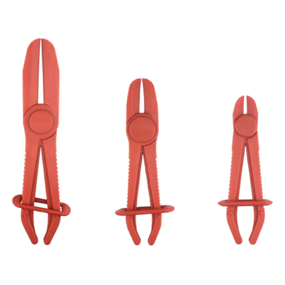 

3pcs Car Oil Pipe Plier Set Radiator Brake Pipe Clip Free Hands Water Line Hose Off Plastic Clamp Vehicle Repair Tools