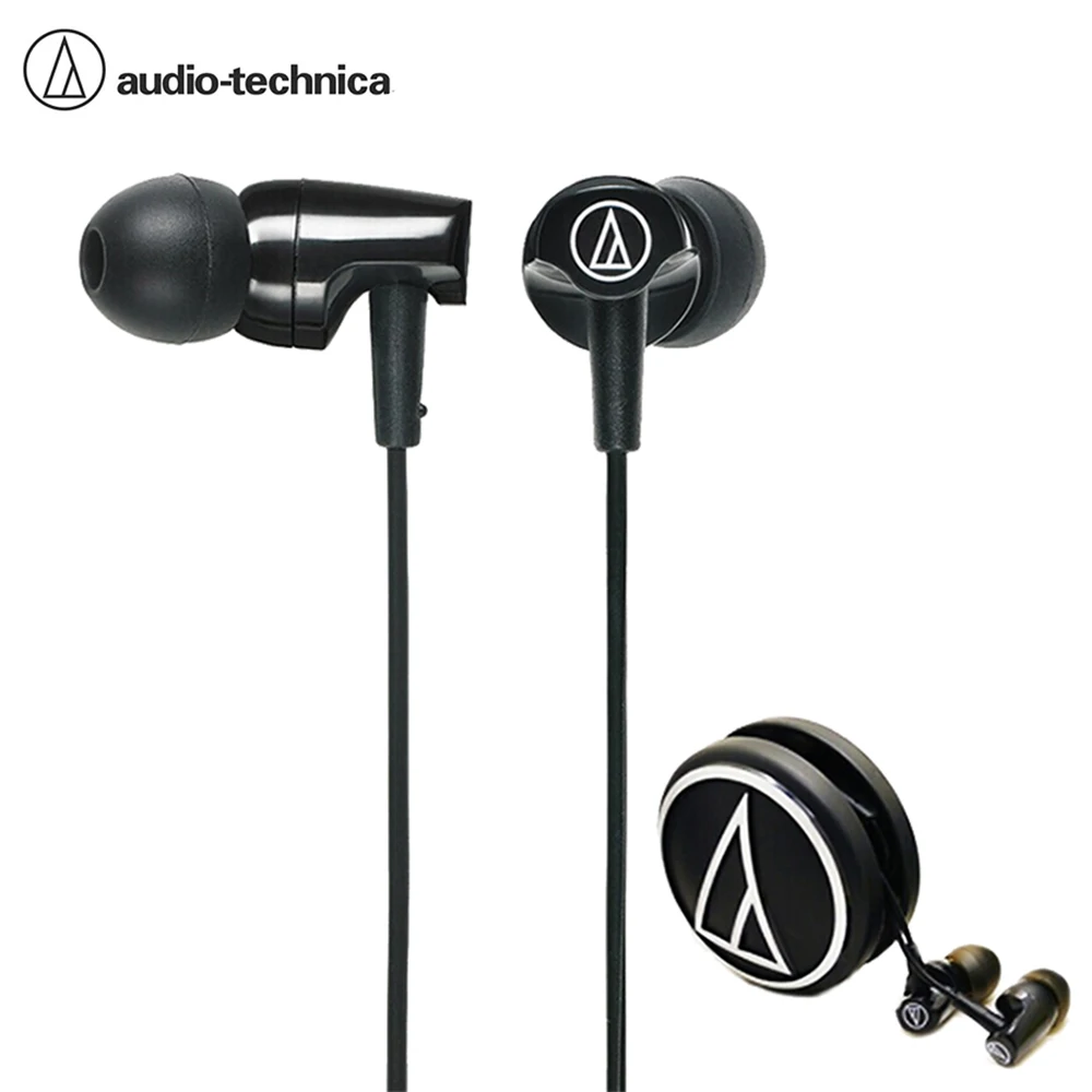 Audio Technica ATH CLR100 глубокий бас проводные наушники 3 5 мм Hi Fi In ear спортивные