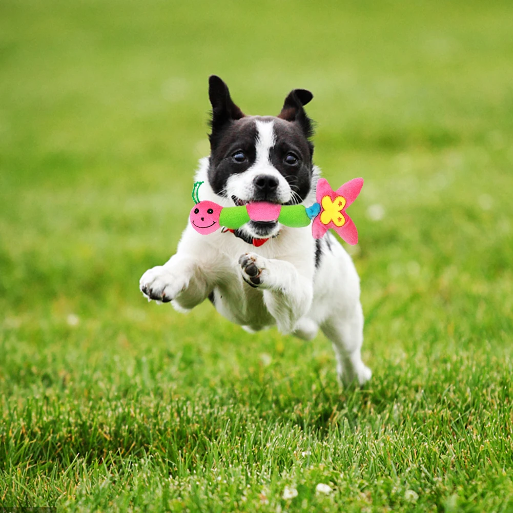 

New Pet Toys Squeaky Soft Pet Puppy Dog Cat Funny Play Colorful Sound Chew Squeaky Toys Dog Toys Dropship
