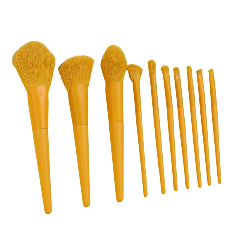 

Makeup Brushes 10 PCs Makeup Brush Set Foundation Brush Face Powder Blush Concealers Eye Shadows Make Up Brushes