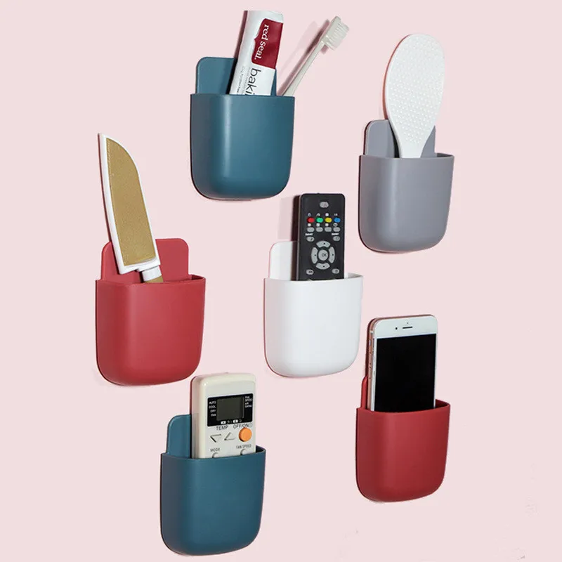 

Home Office Organiser Storage Case Smart TV Remote Control Holder Wall Mounted