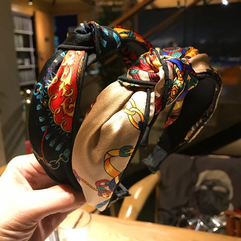 Женская повязка для волос в стиле колор блок цвет ассортименте| |