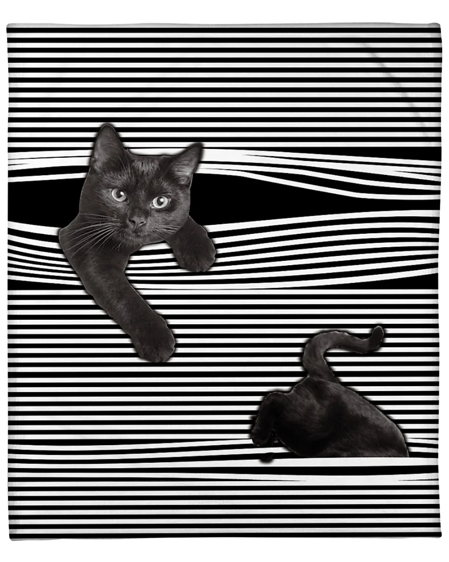 

TOADDMOS Funny Cat Design Fleece Blanket Soft Thin Quilt for Kid Adult Sofa Nap Warm Blanket Bedding manta colchas para cama