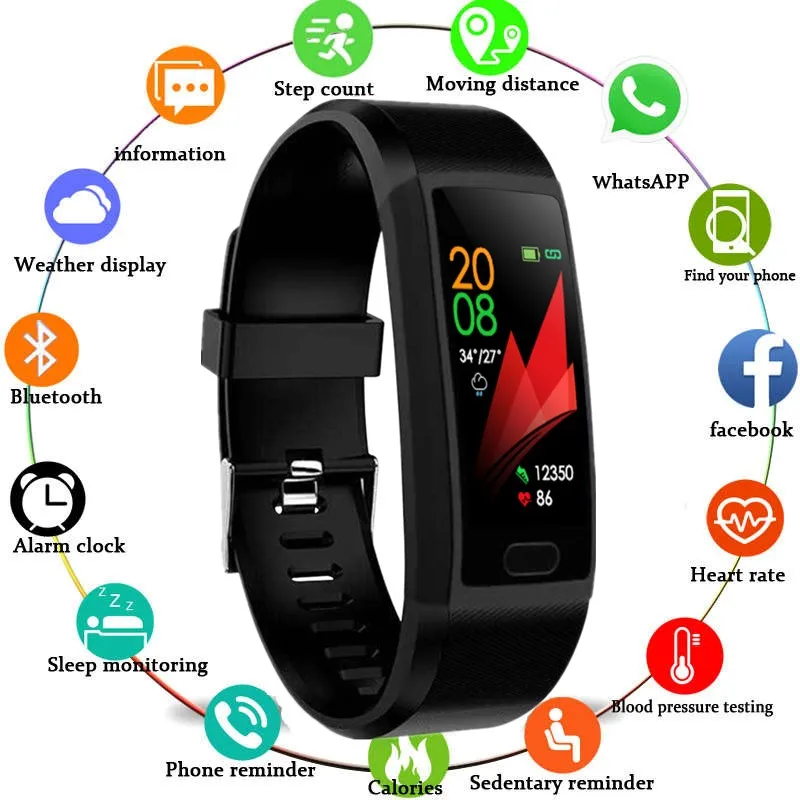 Смарт-браслет фитнес-браслет водонепроницаемый фитнес-трекер часы с измерением