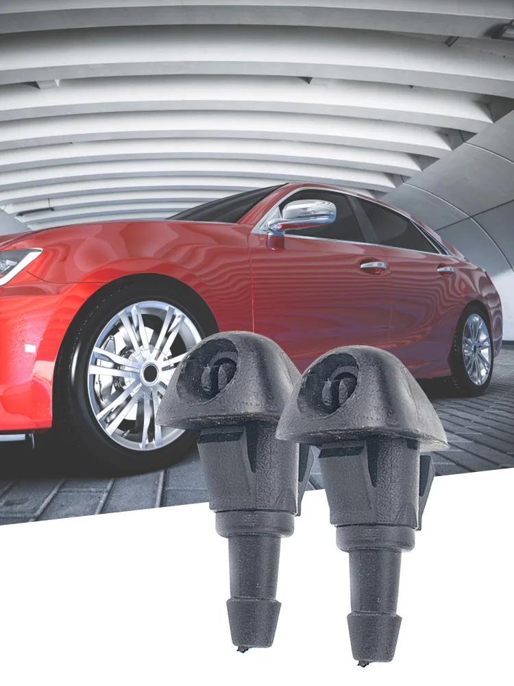 

2pcs Car Windshield Washer Sprayer Nozzle Universal Auto Front Wiper Spraying Jets Replacement For Honda 76810S10A02 S2000-2009e