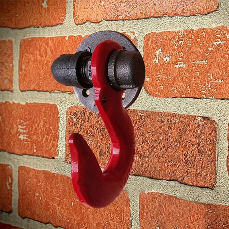 Винтажный тяжелый промышленный настенный крючок для чердака декор интерьера