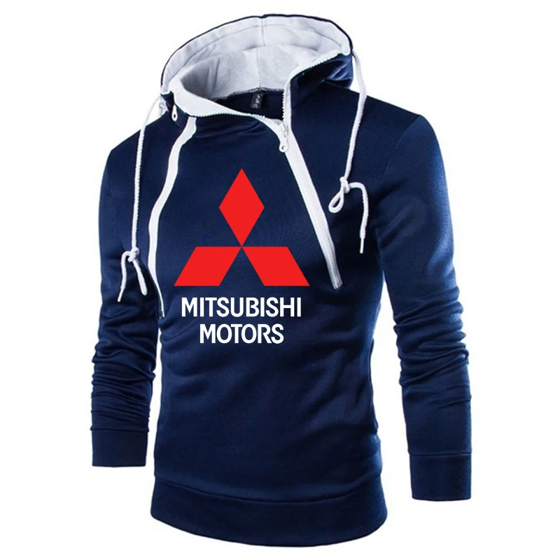 

New 2021 Men's hoodies for Mitsubishi Car Logo Printed Spring Autumn cotton high quality Men's hoodies casual Sportswear 3