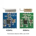 CC1101 промышленный радиочастотный модуль связи SPI трансивер Стандартный 433868 МГц небольшой объем патч