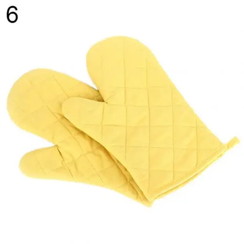 

Cotton Oven Mitt Heat Proof Resistant Protector Kitchen Cooking Pot Holder Glove