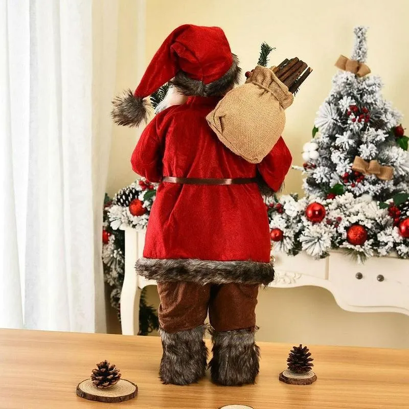 

Santa Claus Doll Christmas Decorations For Home Children Year Christmas Xmas Decor New Party Supplies Wedding Gift Tree N5Y1