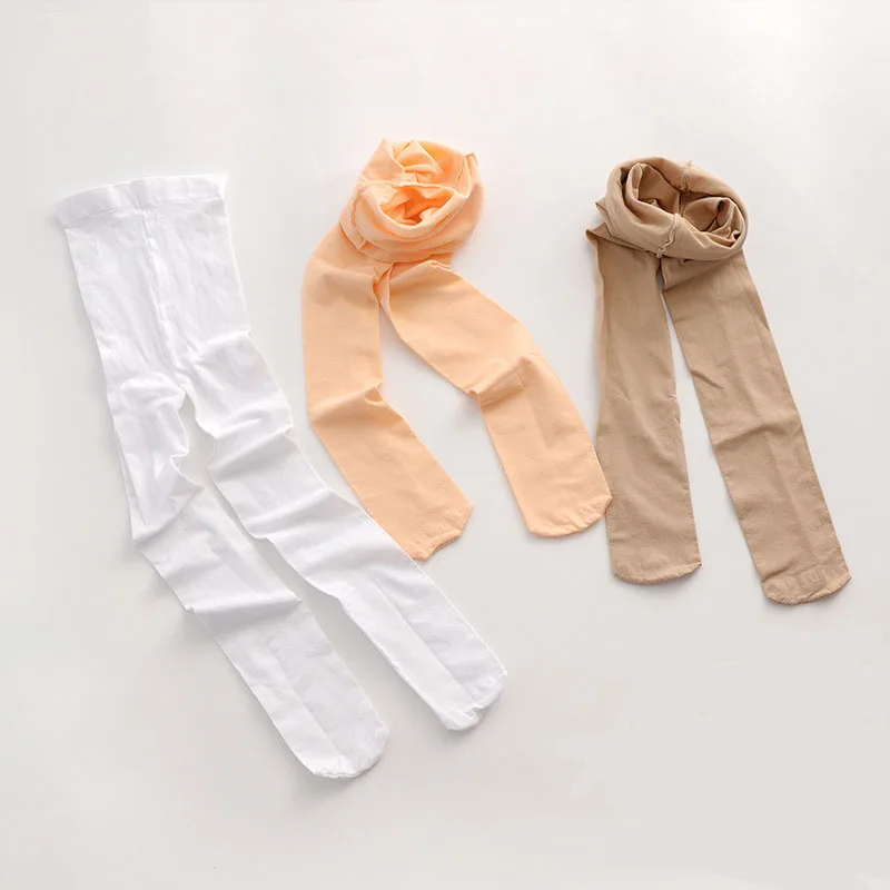 Балетные колготки для танцев девочек тонкие бархатные детские гольфы