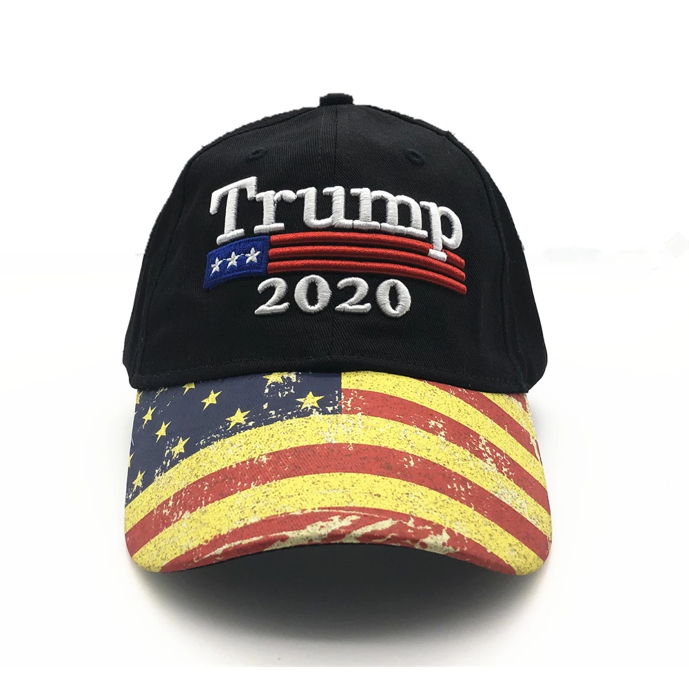

Donald Trump 2020 Cap Camouflage USA Flag Baseball Caps Make America Great Again Snapback President Hat Embroidery Wholesale