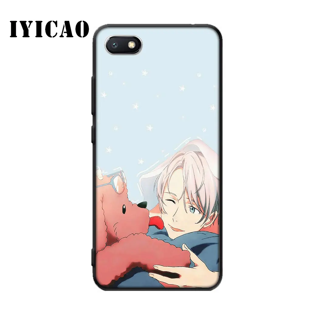 IYICAO Yuri On Ice Soft Silicone Phone for Redmi Note 5 6 7 Pro 5A Prime 7A K20 Go 8 Cover |