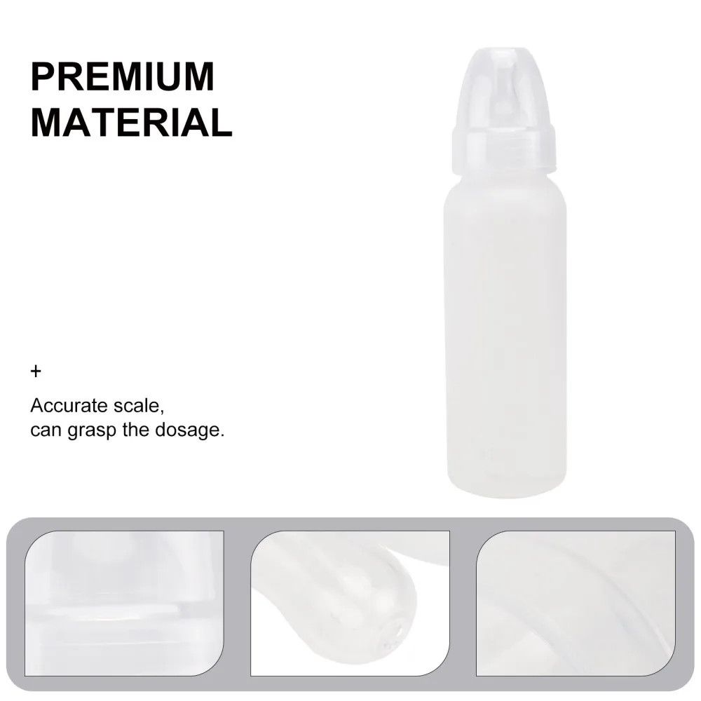 

5 Sets Feeding Bottles Lamb Calf Feeding Bottles Bottles (White)