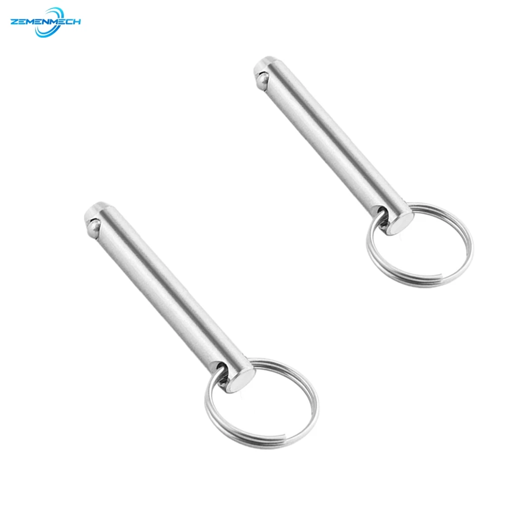 

2PCS 12*80mm Quick Release Ball Pin for Boat Bimini Top Deck Hinge Marine Hardware Boat Accessories 316 Stainless Steel Yacht
