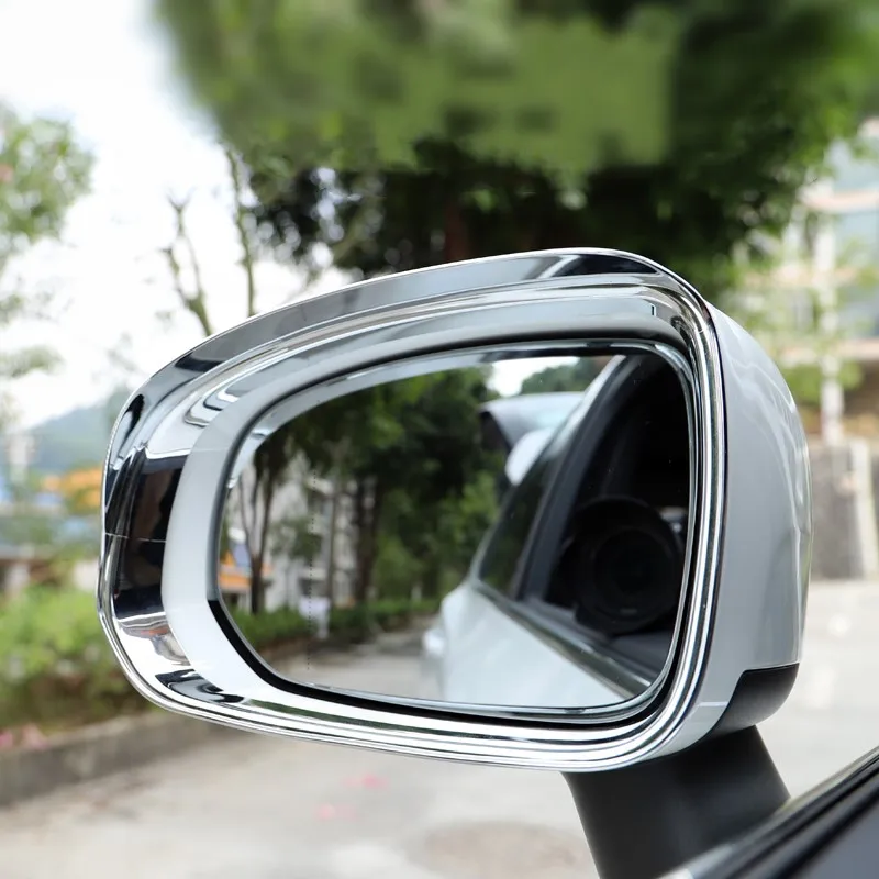 

Car Accessories Rearview Mirror Rain Eyebrows Frame Decoration Sticker Trim For Volvo XC40 2019 Exterior Modified Accessories
