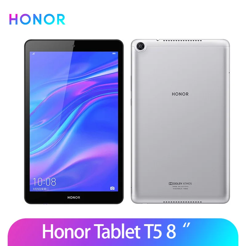 Оригинальный Honor Tablet 5 8 дюймов honor mediapad T5 Android 9 0 Kirin 710 Octa CoreOTG 8.0MP Face ID FHD GPU Turbo 2