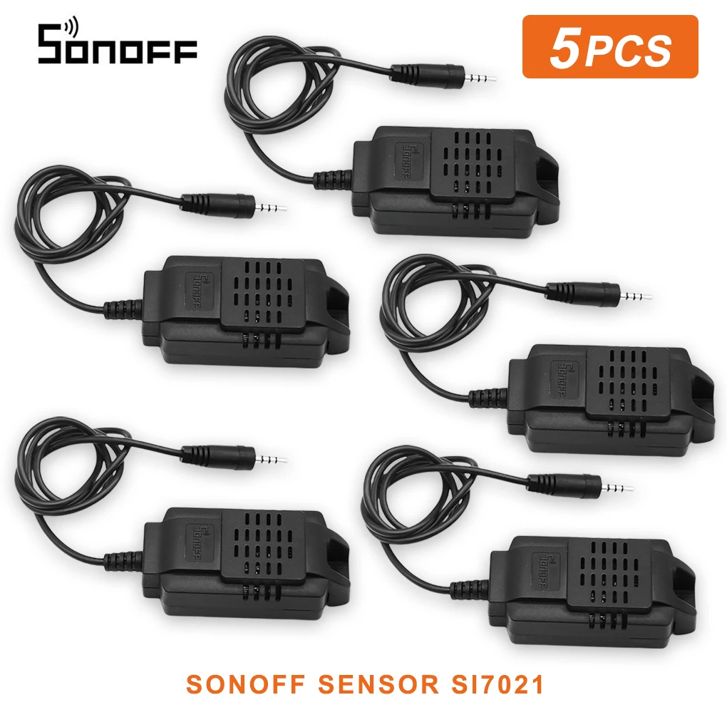 

1-5Pcs Sonoff si7021 Temperature Humidity Sensor Smart Home Automation Relay Module No waterproof for TH10 TH16