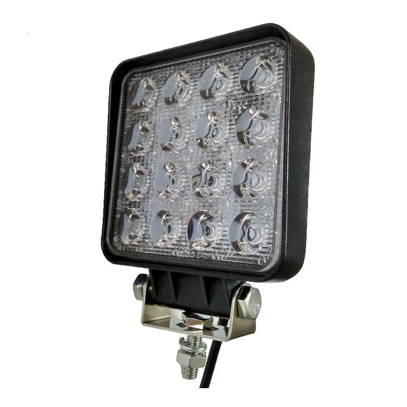 Светодиодный рабочий светильник 12 В 48 Вт 4 дюйма для внедорожников автомобилей