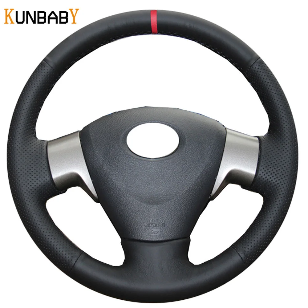 

KUNBABY, искусственная кожа, красный маркер на верхней части для Toyota Corolla 2006-2010 Matrix 2009 Auris 2007-2009