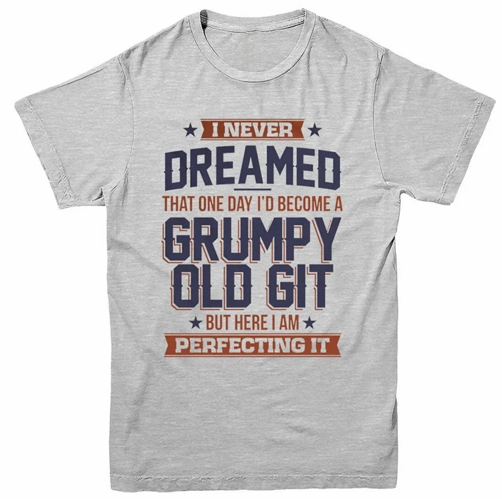 Улучшенная Мужская забавная футболка Старый ГИТ подарок для отца дедушки дня