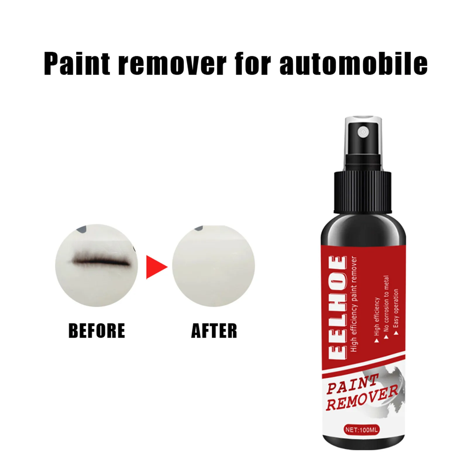 

30/50/100ML paint cleaner spray paint and rust-spray car maintenance cleaner for car furniture and metal surfaces
