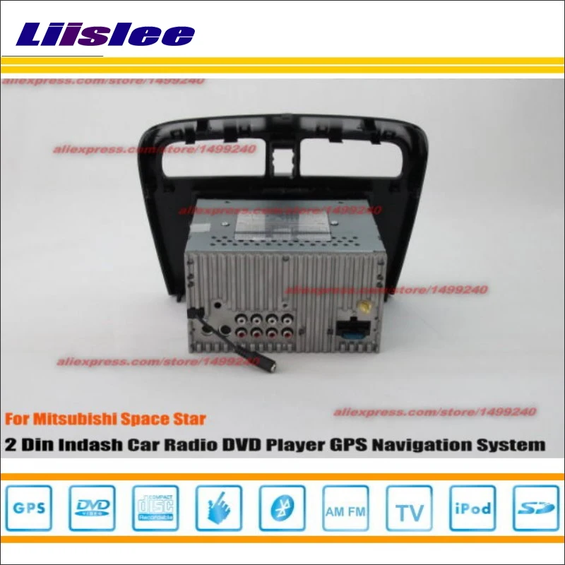 Автомагнитола CD DVD плеер для Mitsubishi Space Star 2012 ~ 2014 GPS навигационная система двойной
