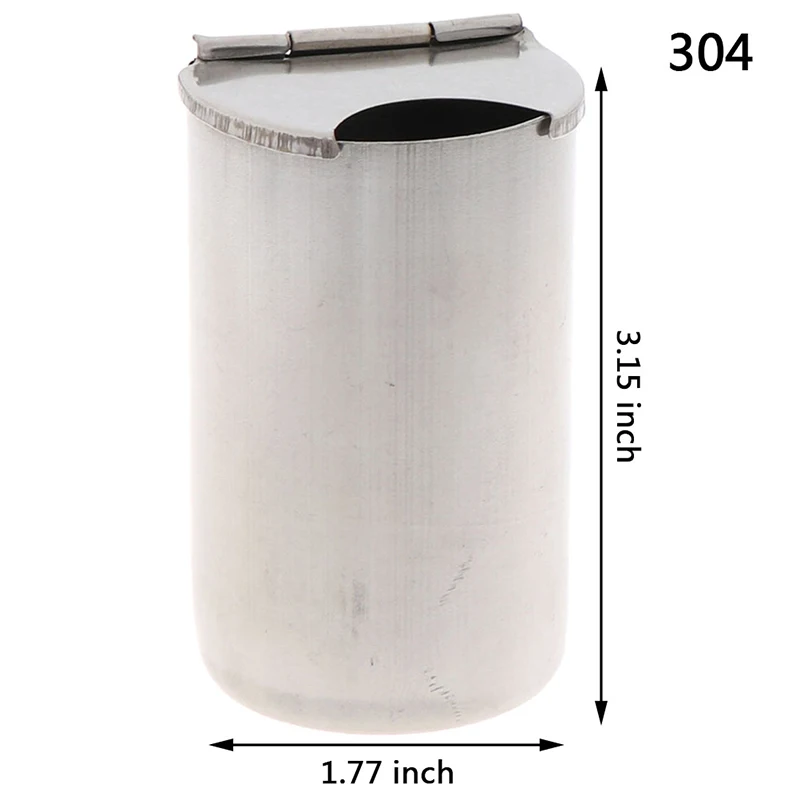 

1PCS Stainless Steel Dental Cotton Tank Alcohol Disinfection Container Jar Oral Cylinder Tank Holder Dental Material