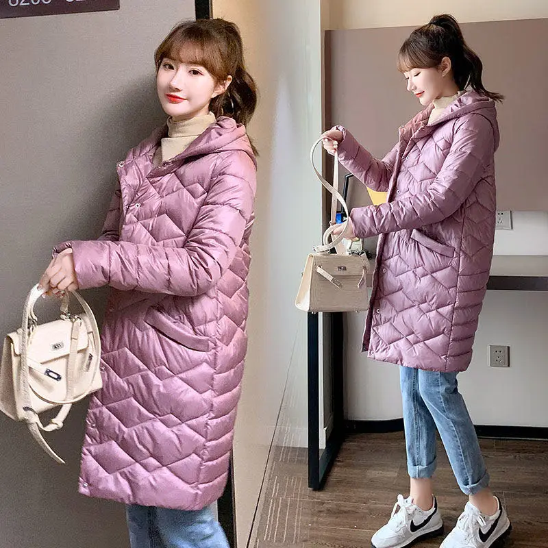 Женское пальто с капюшоном длинная теплая парка большие размеры для зимы 2020 |