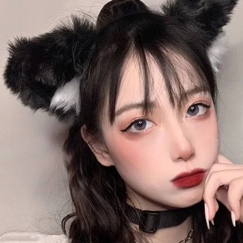 

1pc Kawaii Anime Hair Hoop Animal Cute Cat Ears Headband Halloween Cosplay Party Costume Hair Accessories