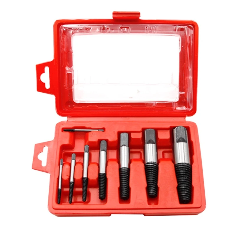 

5/6/8 шт. устройство для извлечения болтов легко Сверла Набор для удаления гелевого для поврежденных сломанный болт кран водопровода инструм...