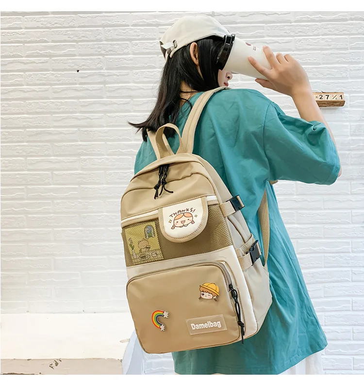 

2021 Fashion Casual Backpack for Men and Women, Large Capacity Multi-functional Bag Simple Fashion Casual Bag BB22-BB25