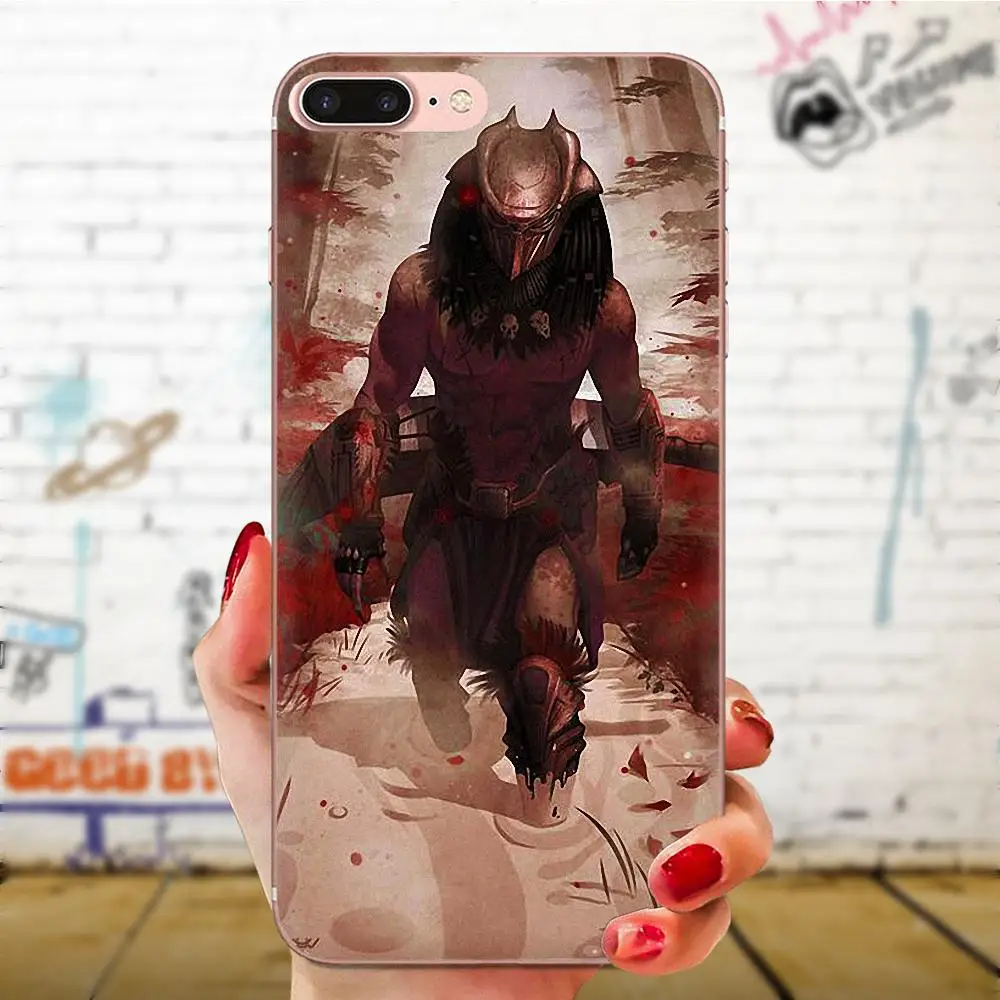 Чехол из мягкого силикона с чужой против Хищника для Xiao mi 3 4 4C 4i 5 5s 5X6 6X8 SE Pro Lite A1 Max x