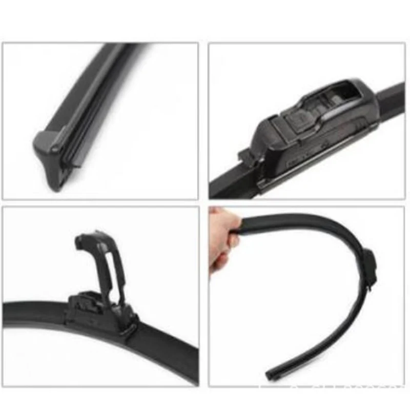 Universal U-type Soft Frameless Bracketless Rubber Car Windshield Wiper Blade 14'' 16'' 18'' 20'' 21''