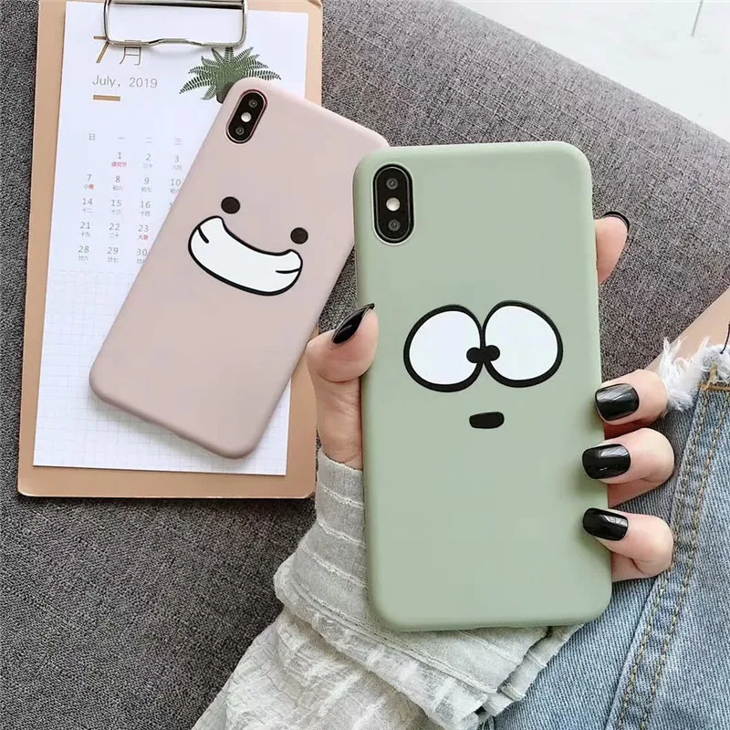Remazy чехлы для iPhone XS MAX 11 Pro XR X 6 6s 7 8 Plus с забавным мультяшным изображением улыбки
