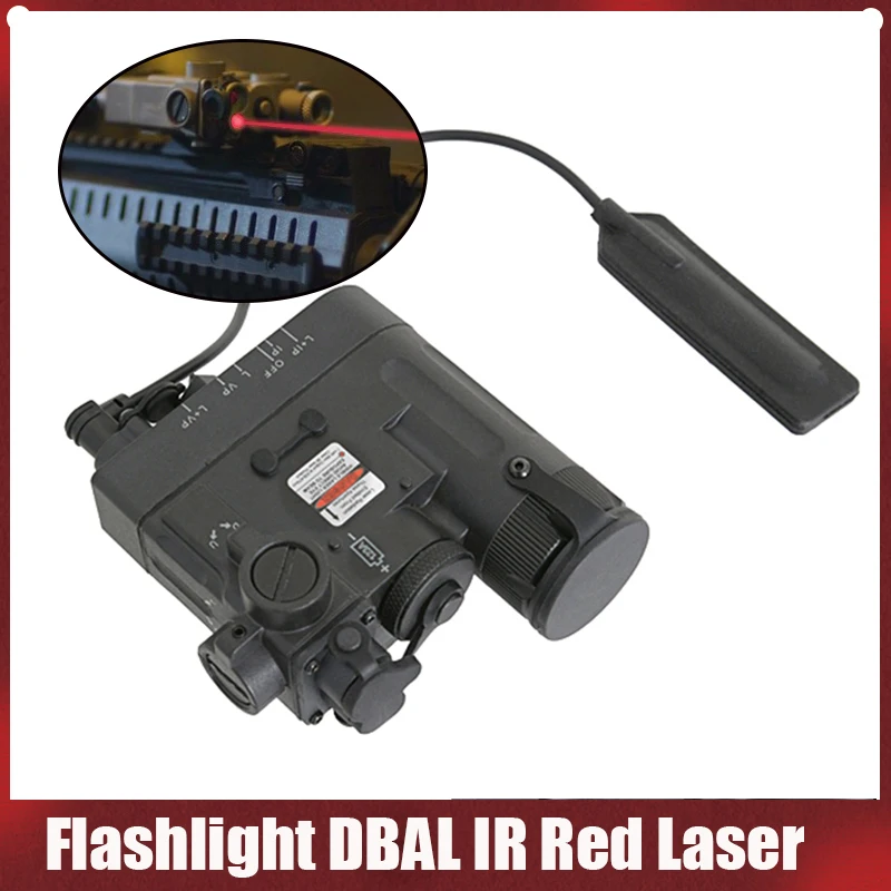 

Element Airsoft Tactical Flashlight DBAL IR Red Laser PEQ 15 DBAL-EMKII DBAL-D2 Hunting Lamp Gun Lantern Weapon Light DBAL EX328