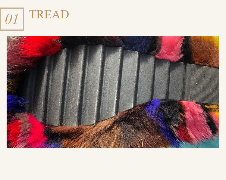 

Autumn winter new seven color fox hair inside height furs boots lady warm boots winter boots leather shoes