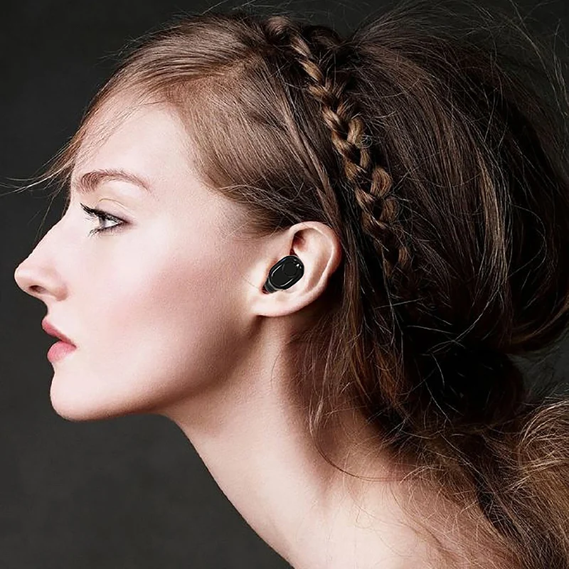 A18 bluetooth-гарнитура TWS Bluetooth 5 0 сабвуфер беспроводные наушники зарядка светодиодный