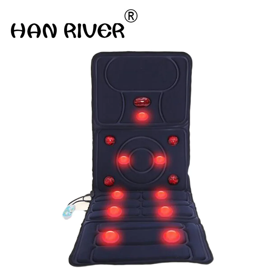 Массажная подушка для всего тела в т.ч. поясницы шеи с подогревом | Красота и