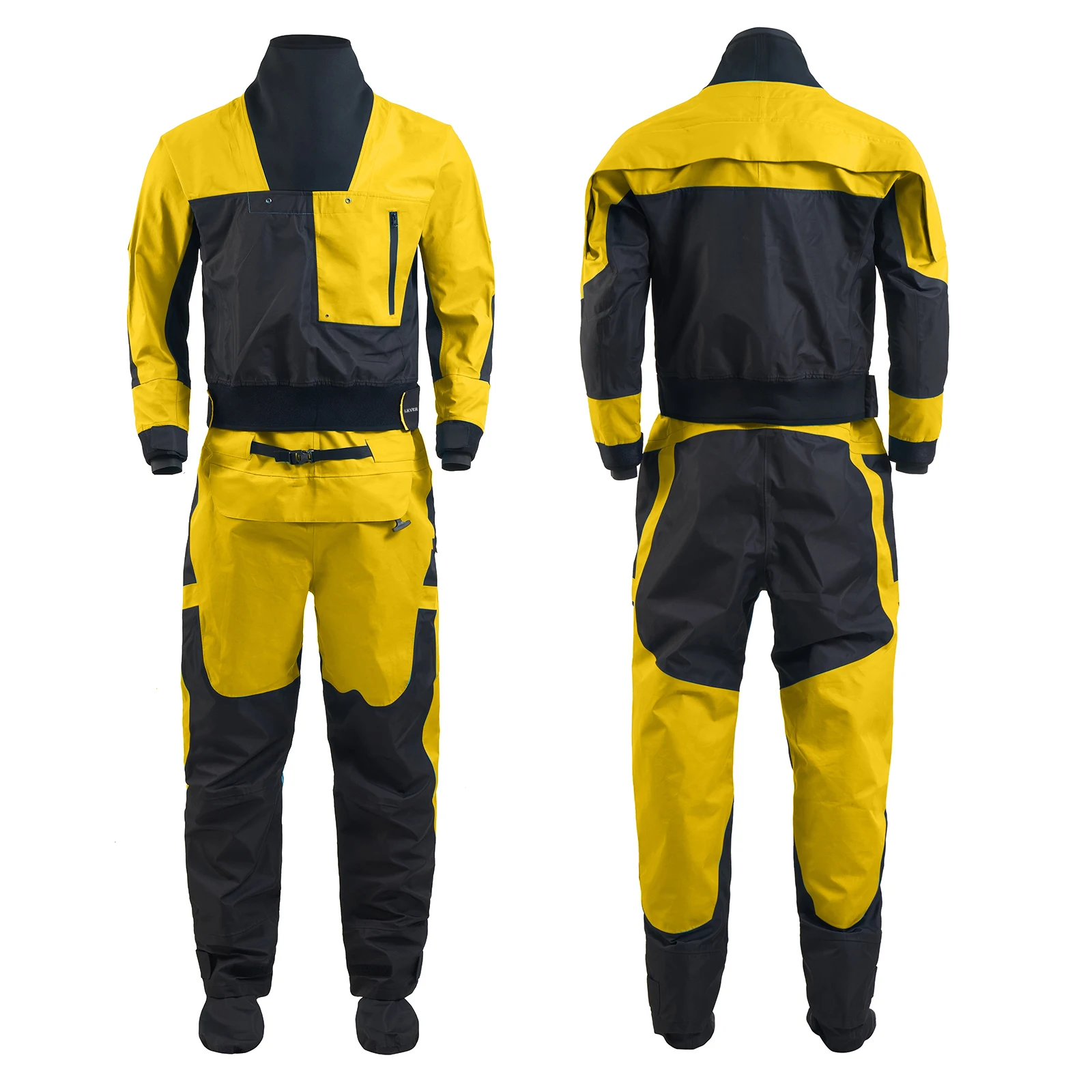 LKVER drysuit Oeko-Tex Pro тканевая нейлоновая Водонепроницаемая молния латексная