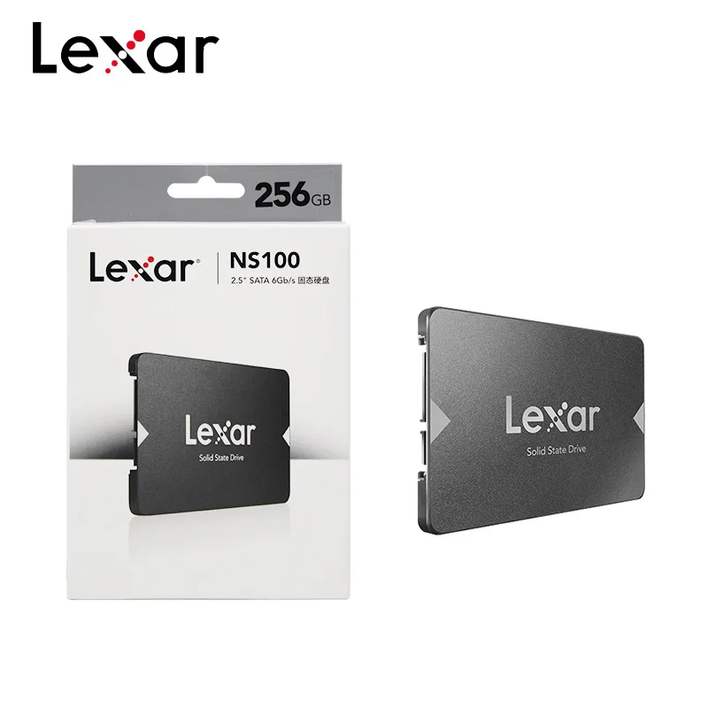 Твердотельный накопитель Lexar NS100 2 5 дюйма SATA III SSD 128 ГБ 256 высокая скорость 520 МБ/с./с
