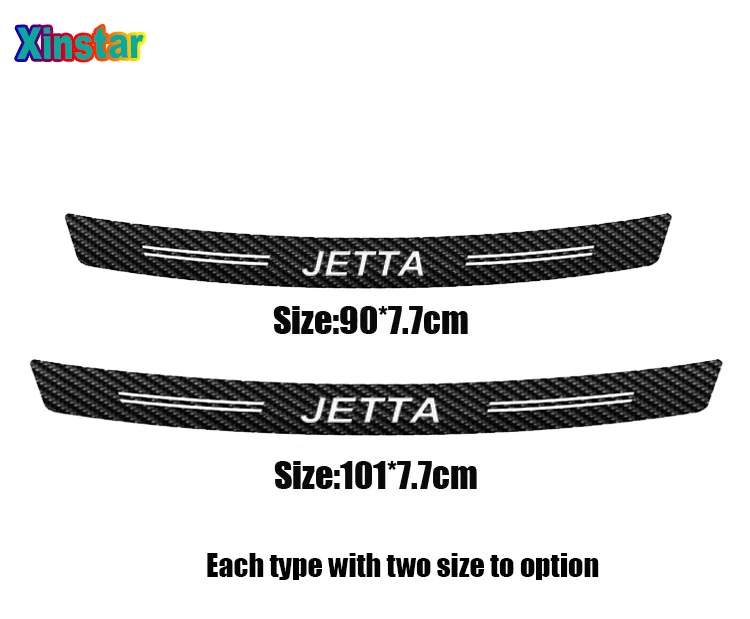 Матовая наклейка из углеродного волокна для защиты бампера автомобиля VK GOLF POLO Golf