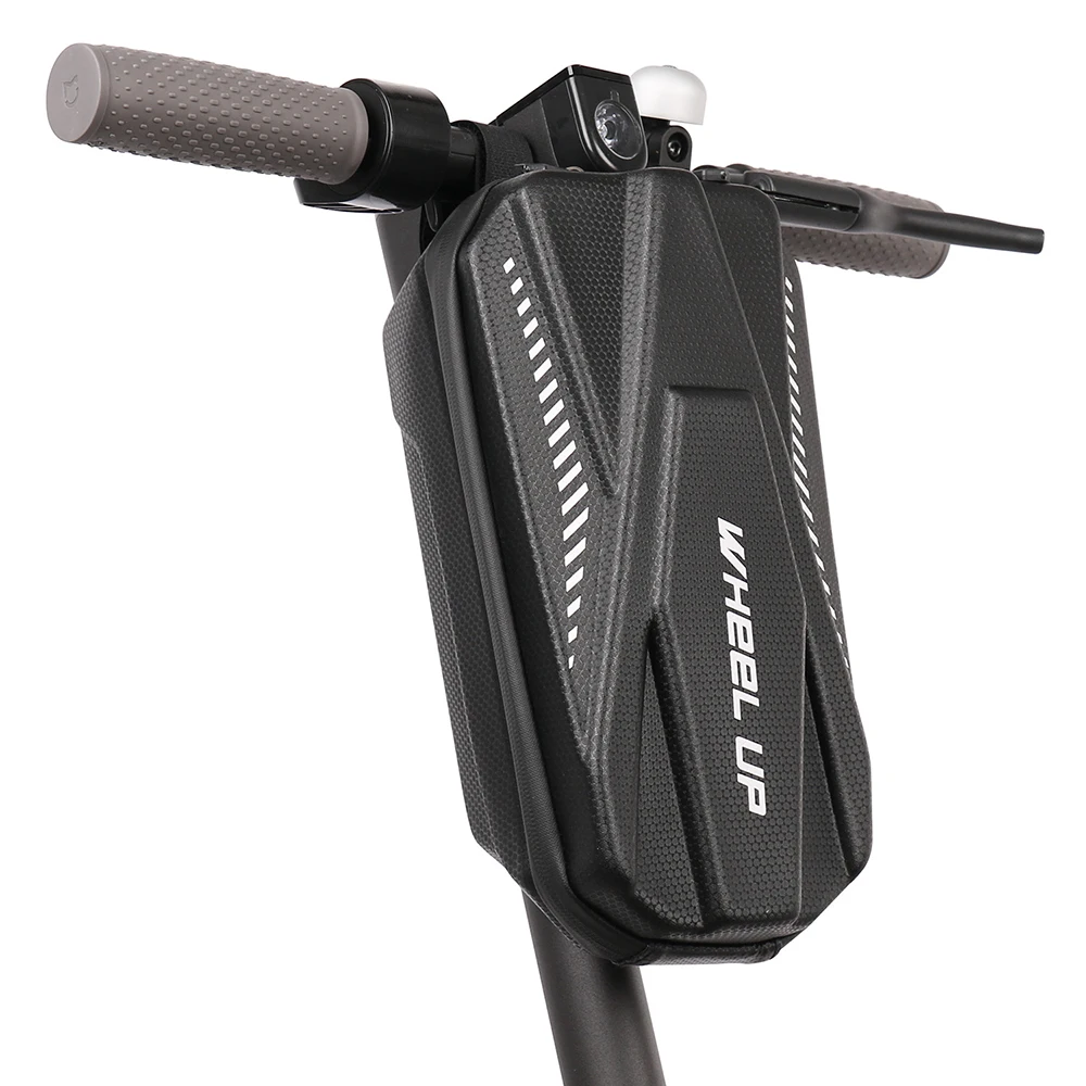 

WHEEL UP Electric Scooter Front Carry Bag Rainproof Bicycle Handle Saddle Bag EVA hard shell balance Scooter Large 3L MTB Bike